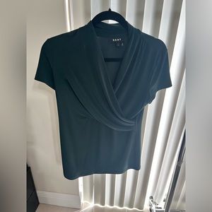 DKNY wrap top